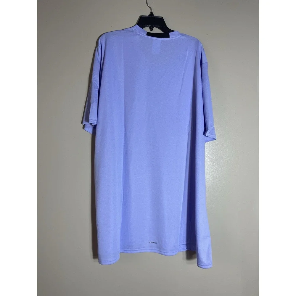 adidas Men's Activewear T-shirt Designed for Movement Big & Tall Sz 2XL Purple
